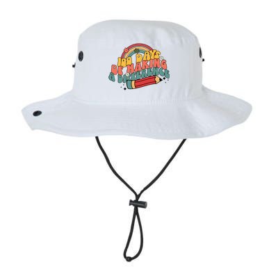 100 Days Of Making A Difference Happy 100 Days Legacy Cool Fit Booney Bucket Hat