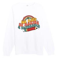 100 Days Of Making A Difference Happy 100 Days Premium Crewneck Sweatshirt