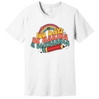 100 Days Of Making A Difference Happy 100 Days Premium T-Shirt