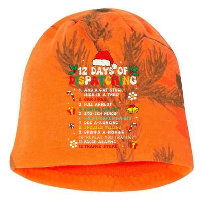 12 Days Of Dispatching Christmas Pajama Xmas Dispatcher  Kati - Camo Knit Beanie