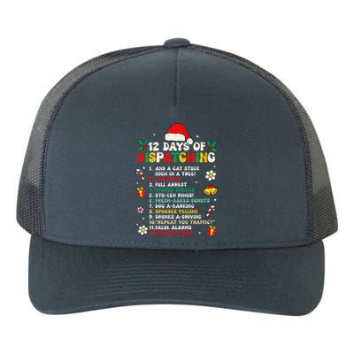 12 Days Of Dispatching Christmas Pajama Xmas Dispatcher  Yupoong Adult 5-Panel Trucker Hat