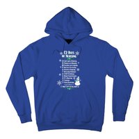 12 Days Of Nursing Funny Nurses Christmas Ugly Gift Hoodie