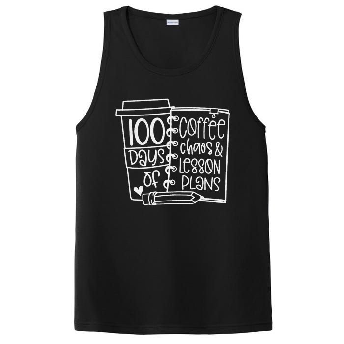 100 Days Of Coffee Chaos Lesson & Plans 100th Day Of School PosiCharge Competitor Tank