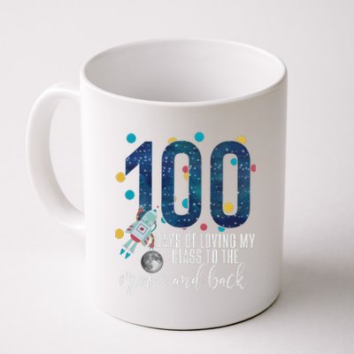 100 Days Of School Of Loving My Class To The Moon And Back Coffee Mug