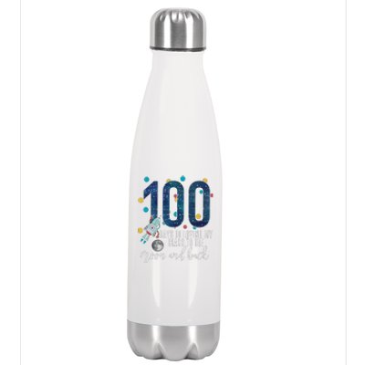 100 Days Of School Of Loving My Class To The Moon And Back Stainless Steel Insulated Water Bottle