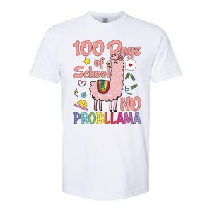 100 Days Of School No Probllama Softstyle CVC T-Shirt