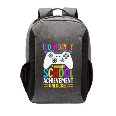 100 Days Of School Achievement Unlocked Video Gamer Vector Backpack