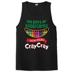 100 Days Of Kindergarten Got Me Feeling Cray Cray PosiCharge Competitor Tank