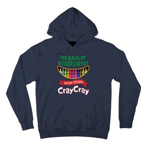 100 Days Of Kindergarten Got Me Feeling Cray Cray Hoodie