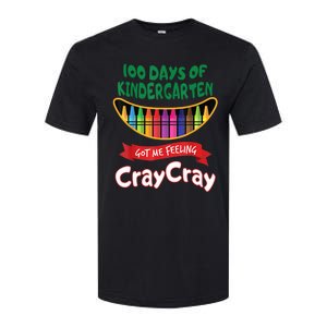 100 Days Of Kindergarten Got Me Feeling Cray Cray Softstyle CVC T-Shirt