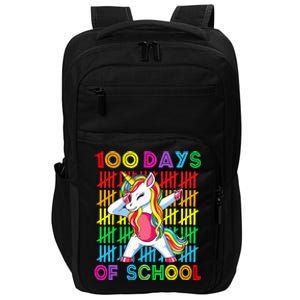 100 Days Of School Unicorn 100 Days Smarter 100th Day Impact Tech Backpack