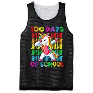 100 Days Of School Unicorn 100 Days Smarter 100th Day Mesh Reversible Basketball Jersey Tank