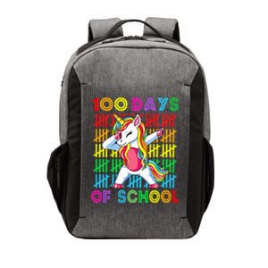 100 Days Of School Unicorn 100 Days Smarter 100th Day Vector Backpack