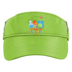 1st Day Of First Grade Cute Back To School Adult Drive Performance Visor