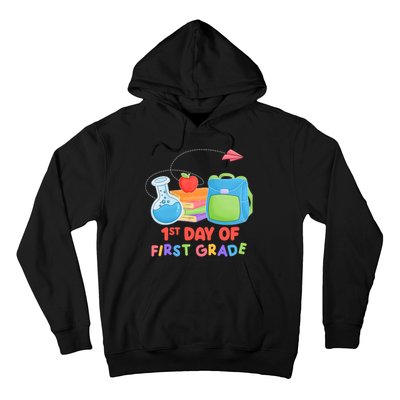 1st Day Of First Grade Cute Back To School Hoodie