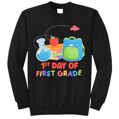1st Day Of First Grade Cute Back To School Sweatshirt