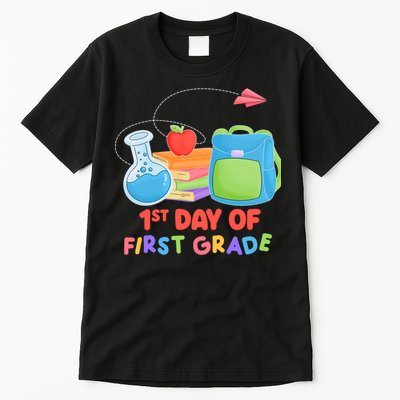 1st Day Of First Grade Cute Back To School Tall T-Shirt