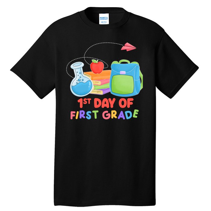 1st Day Of First Grade Cute Back To School Tall T-Shirt