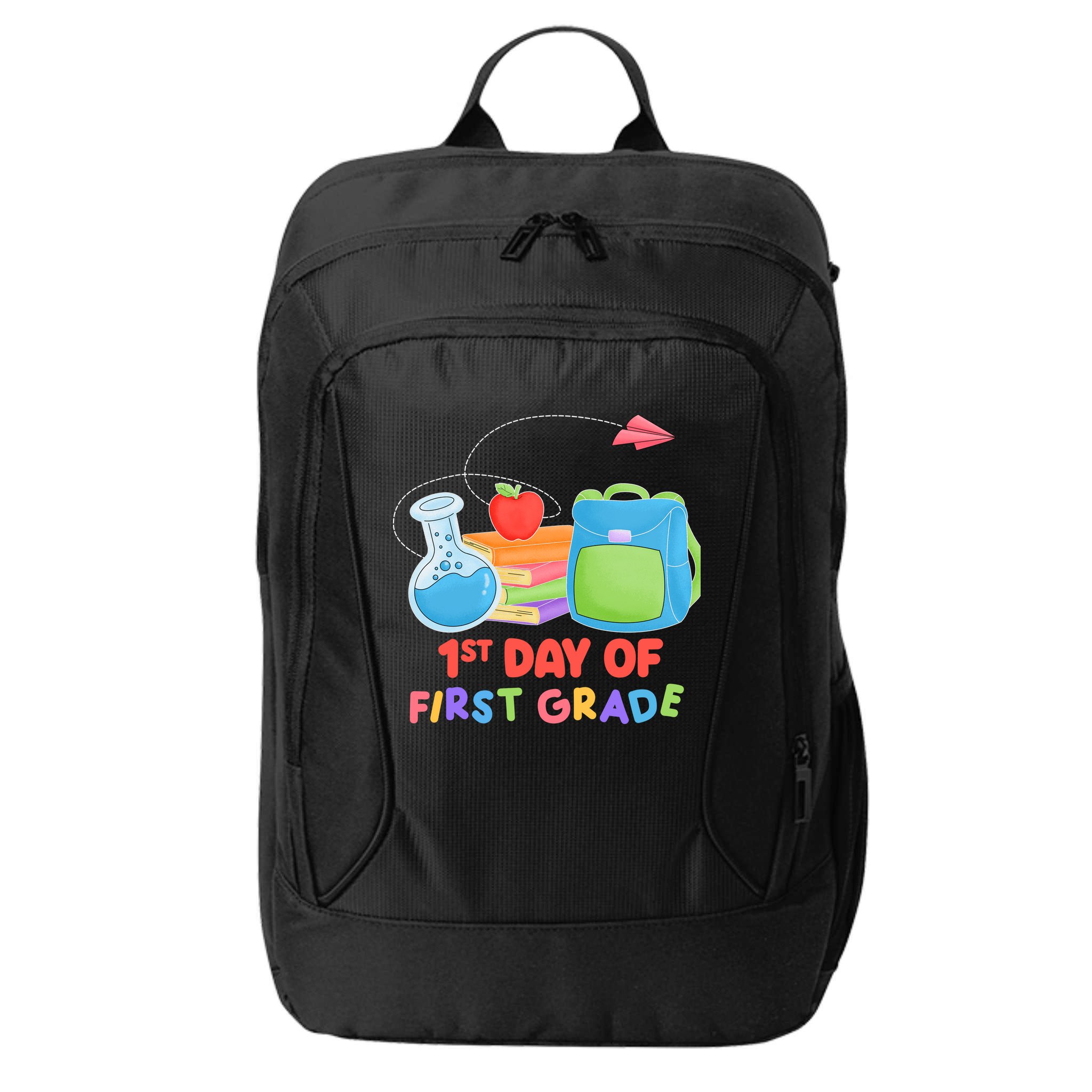 1st Day Of First Grade Cute Back To School City Backpack