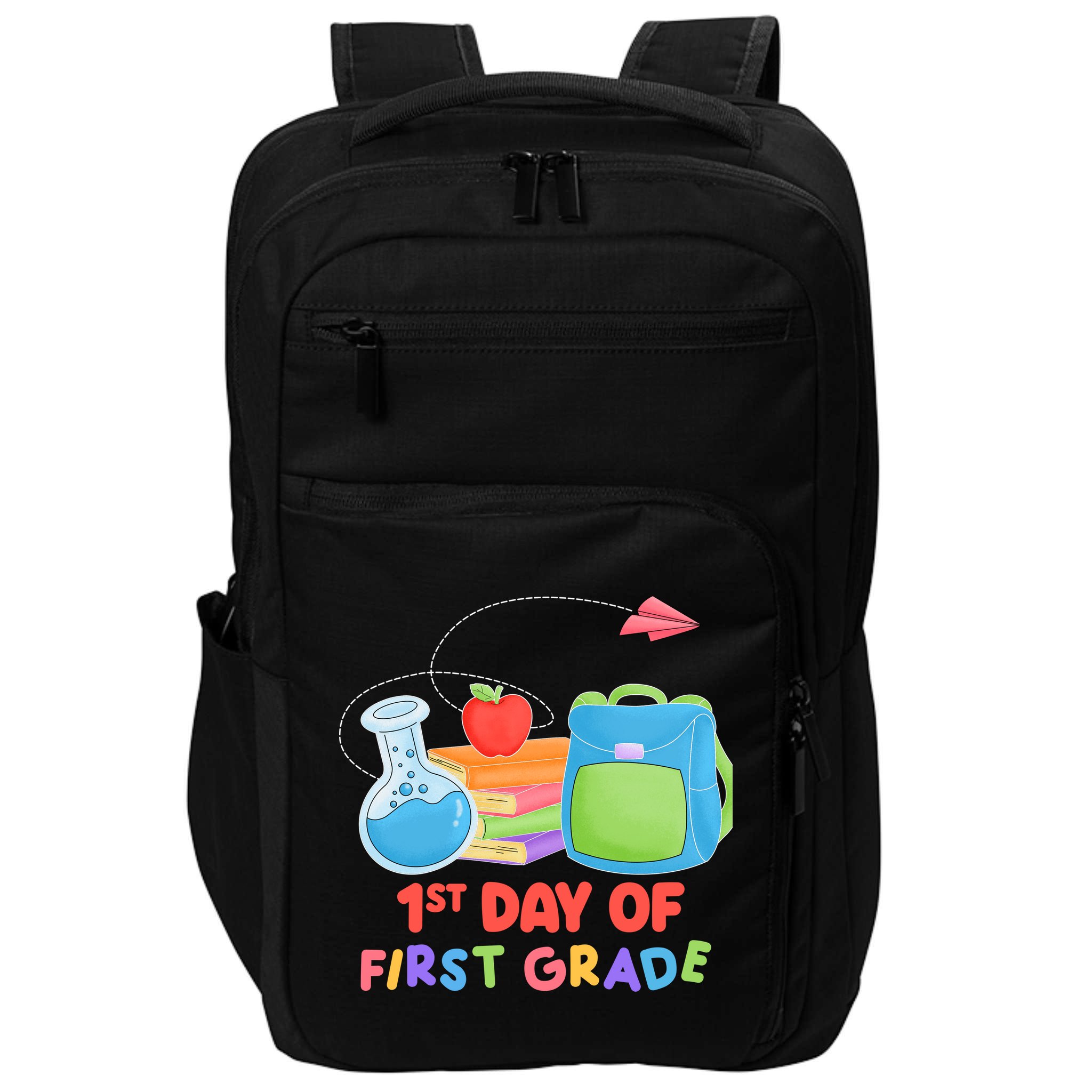 1st Day Of First Grade Cute Back To School Impact Tech Backpack