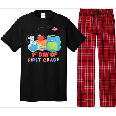 1st Day Of First Grade Cute Back To School Pajama Set