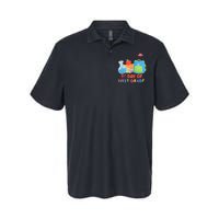 1st Day Of First Grade Cute Back To School Softstyle Adult Sport Polo