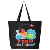 1st Day Of First Grade Cute Back To School 25L Jumbo Tote
