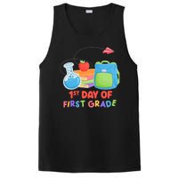 1st Day Of First Grade Cute Back To School PosiCharge Competitor Tank