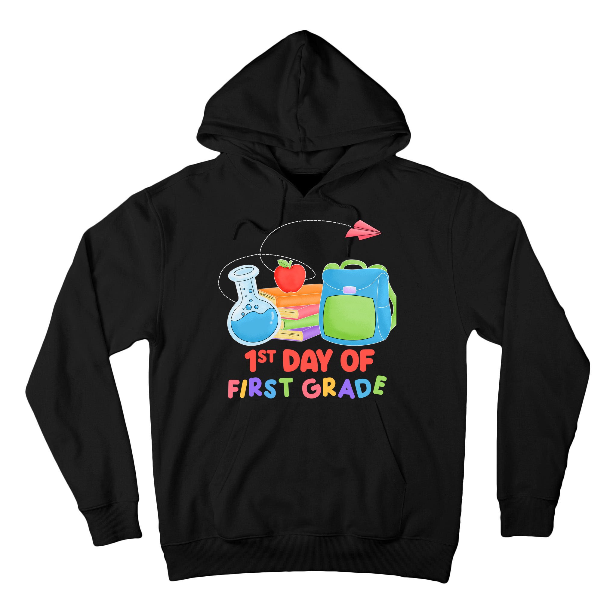 1st Day Of First Grade Cute Back To School Tall Hoodie