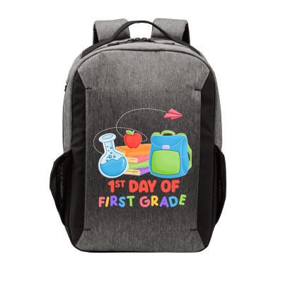 1st Day Of First Grade Cute Back To School Vector Backpack