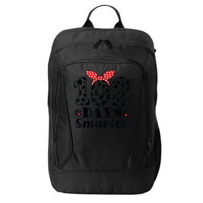 102nd Day Of School Teacher Dalmatian 100 Days Smarter City Backpack