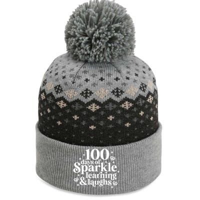 100 Days Of Learning And Laughs School Celebration The Baniff Cuffed Pom Beanie