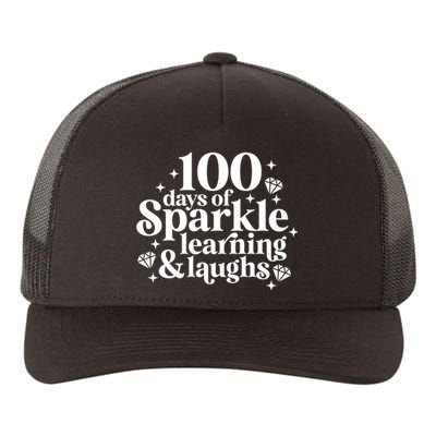 100 Days Of Learning And Laughs School Celebration Yupoong Adult 5-Panel Trucker Hat