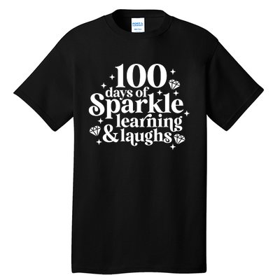 100 Days Of Learning And Laughs School Celebration Tall T-Shirt