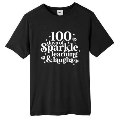 100 Days Of Learning And Laughs School Celebration Tall Fusion ChromaSoft Performance T-Shirt