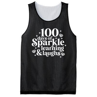 100 Days Of Learning And Laughs School Celebration Mesh Reversible Basketball Jersey Tank