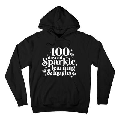 100 Days Of Learning And Laughs School Celebration Tall Hoodie