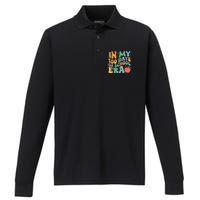 100th Day Of School Teacher In My 100 Days Of School Era Performance Long Sleeve Polo