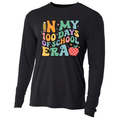 100th Day Of School Teacher In My 100 Days Of School Era Cooling Performance Long Sleeve Crew