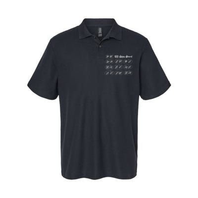 100 Days Of School 100th Day Of School Celebration Softstyle Adult Sport Polo