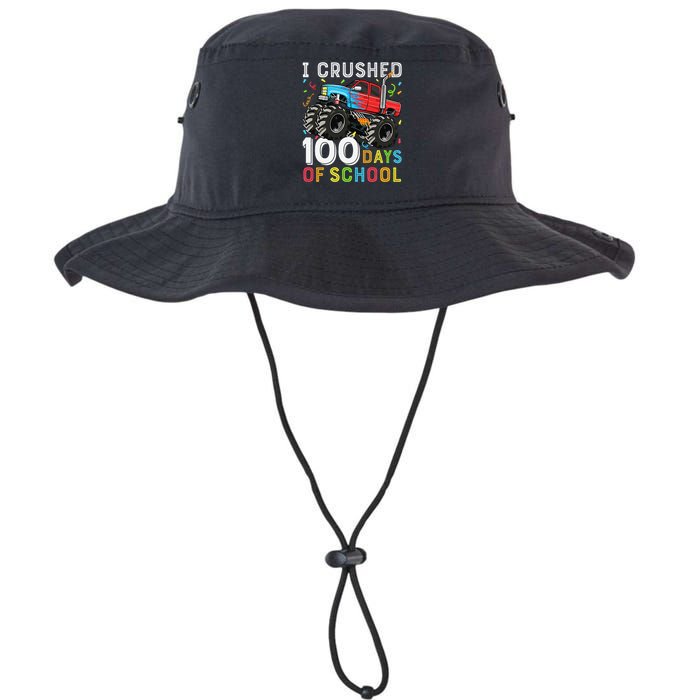 100 Days Of School Monster Truck 100th Day Of School Boy Gift Legacy Cool Fit Booney Bucket Hat