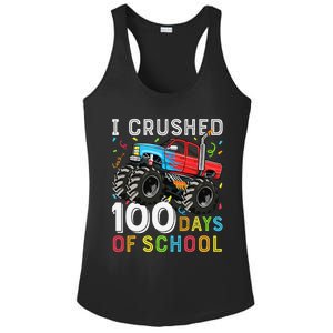 100 Days Of School Monster Truck 100th Day Of School Boy Gift Ladies PosiCharge Competitor Racerback Tank