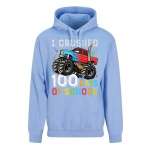 100 Days Of School Monster Truck 100th Day Of School Boy Gift Unisex Surf Hoodie