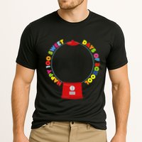 100 Days Of School Gumball Machine Empty Diy Project Blank Cooling Performance Crew T-Shirt
