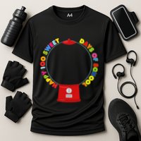 100 Days Of School Gumball Machine Empty Diy Project Blank Cooling Performance Crew T-Shirt