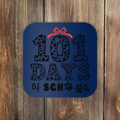 101 Days Of School Cute Dalmatian Dog Lover Back To School Coaster