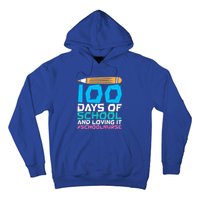 100 Days Of School And Loving It School Nurse Cute Gift Hoodie