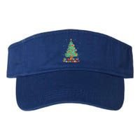 12 Days Of Nursing Christmas Tree Lights Nurse Scrubs Gift Valucap Bio-Washed Visor