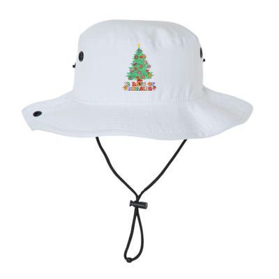 12 Days Of Nursing Christmas Tree Lights Nurse Scrubs Gift Legacy Cool Fit Booney Bucket Hat