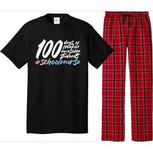 100 Days Of School Cute School Nurse Gift Pajama Set